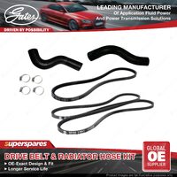 Gates Drive Belt & Radiator Hose Kit for Toyota Landcruiser HZJ75 HZJ 78 79 4.2L