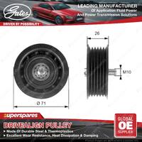 Gates Upper DriveAlign Alternator Idler Pulley for Holden Astra AH 1.9L 06-10