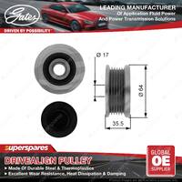 Gates Overrunning Alternator Pulley for Hyundai i30 FD Tucson JM Santa Fe CM SM