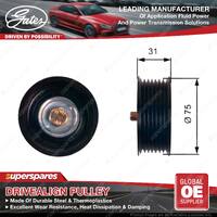 Gates Upper Alternator Idler Pulley for Infiniti G37 V36 3.7L 235kW 4WD Petrol