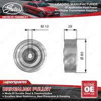 Gates Power Steering Pump Idler Pulley for Mitsubishi Triton KB4T 2.5L 131kW