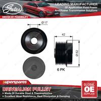 Gates Overrunning Alternator Pulley for Toyota Corolla ZRE172 ZRE182 ZZE152 1.8L