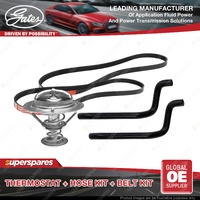 Gates Thermostat Heater Hose Drive Belt for Nissan Navara D40 2.5L 106KW 2010