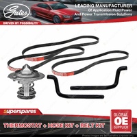 Gates Thermostat Heater Hose Belt Kit for Hyundai Elantra XD 1.8L 2.0L with IMMO