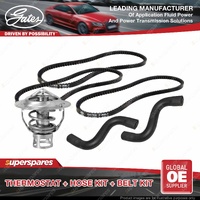 Gates Thermostat Radiator Hose Belt Kit for Nissan Navara D21 Pathfinder WD21