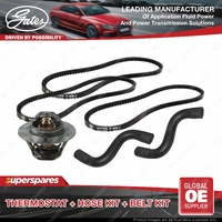 Gates Thermostat Radiator Hose Drive Belt Kit for Toyota Hilux RN85 RN105 91-97