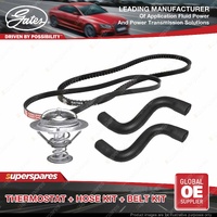 Gates Thermostat Radiator Hose Drive Belt for Toyota Landcruiser HDJ 78 79 01-07