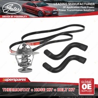 Gates Thermostat Radiator Hose Drive Belt for Toyota Estima Previa Tarago 2.4L