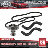 Gates Thermostat Radiator Hose Belt for Toyota Hilux Surf KZN185 3.0L 96KW 108KW