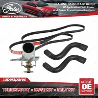 Gates Thermostat Radiator Hose Belt for Holden Caprice WK Eng No. to VF040340740