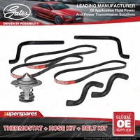 Gates Thermostat Radiator Heater Hose Belt for Hyundai Elantra XD 00-01 MT IMMO