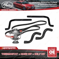 Gates Thermostat Radiator Heater Hose Drive Belt for Mitsubishi Lancer 2.0L CS8W