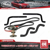 Gates Thermostat Radiator Heater Hose Belt for Holden Calais Commodore VZ 6.0L