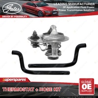 Gates Thermostat + Heater Hose Kit for Mazda 323 BA1 1.8L 84KW FWD 1994-1995