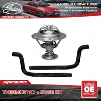 Gates Thermostat + Heater Hose Kit for Mitsubishi Lancer CY4A Outlander GF3W