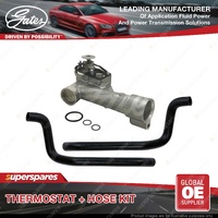 Gates Thermostat Heater Hose Kit for Holden Commodore VE 3.0L 3.6L with Housing