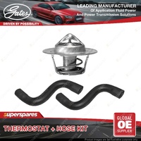 Gates Thermostat Radiator Hose Kit for Ford Fairmont Falcon XC 4.1L with A/C