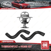 Gates Thermostat Radiator Hose Kit for Mitsubishi Pajero NF NG L049G 2.5L 88-90