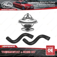 Gates Thermostat + Radiator Hose Kit for BMW 3 Series E36 2.0L 110KW 1991-1992