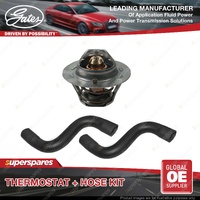 Gates Thermostat + Radiator Hose Kit for Toyota Hilux RN85 RN105 2.4L 75KW 91-97