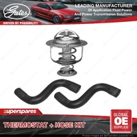 Gates Thermostat + Radiator Hose Kit for Mitsubishi Lancer MK V 5S24 1.5L 63KW