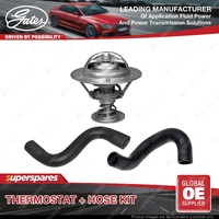 Gates Thermostat + Radiator Hose Kit for Mitsubishi Lancer CX5A CY5A CZ3A 2.4L