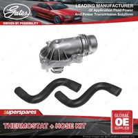 Gates Thermostat + Radiator Hose Kit for BMW 318i E46 2.0L 105KW 09/2001-12/2001