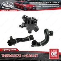 Gates Thermostat + Radiator Hose Kit for BMW 323i 325i 330i E90 E91 2.5L 3.0L