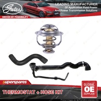 Gates Thermostat + Radiator Hose Kit for Audi A3 8P1 8PA 2.0L 147KW 04-13 Manual