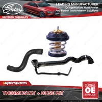 Gates Thermostat + Radiator Hose Kit for Volkswagen Eos 1F7 2.0L 147KW Manual