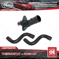 Gates Thermostat + Radiator Hose Kit for Toyota Landcruiser GRJ150 4.0L 2009-On