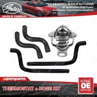 Gates Thermostat + Radiator Hose + Heater Hose for Nissan Patrol Y60 4.2L CARB