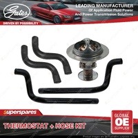 Gates Thermostat + Radiator Hose + Heater Hose Kit for Toyota Hilux KUN16 KUN26