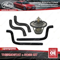 Gates Thermostat + Radiator Hose + Heater Hose Kit for Isuzu D-Max TFR85 3.0L