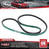 Gates A/C V Belt Drive Belt for Isuzu Elf N-series NKR66 NPR75 NPR70 RWD Diesel
