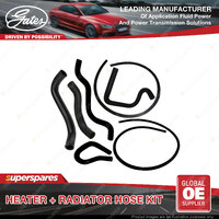 Gates Hose Kit for Ford Fairlane Fairmont Falcon BA BF 4.0L without T-Piece