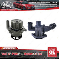 Gates Water Pump + Thermostat Kit for Audi A3 8PA TT 8J3 2.0L 147kW FWD Petrol