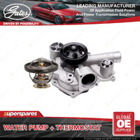 Gates Water Pump + Thermostat Kit for Chrysler 300 LX 6.4L 347kW RWD Petrol