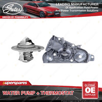 Gates Water Pump + Thermostat Kit for Ford Laser KQ 1.6L 75kW FWD Petrol 01-02