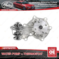 Gates Water Pump + Thermostat Kit for Ford Courier PG PH Ranger PJ PK R10 R11