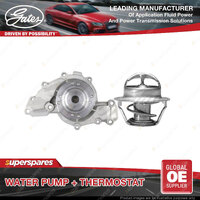 Gates Water Pump + Thermostat for Holden Calais Caprice Crewman Monaro Statesman