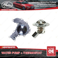 Gates Water Pump + Thermostat Kit for Holden Jackaroo UBS Rodeo TF RA 3.2 3.5L