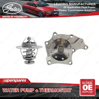 Gates Water Pump + Thermostat Kit for Isuzu Elf NHR N-series NKQ NKR NKS 03-On