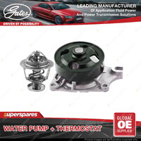 Gates Water Pump + Thermostat Kit for Mazda 2 DE DH DJ 3 BK14 BL 12 14 BM BN 2 4