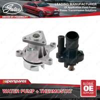 Gates Water Pump + Thermostat Kit for Mazda Axela BK BL 14 Bongo CX7 MPV Tribute