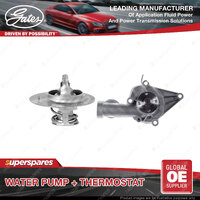 Gates Water Pump + Thermostat Kit for Mitsubishi Lancer CB1W Mirage CJ1A 1.3L