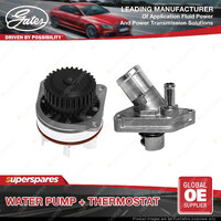 Gates Water Pump + Thermostat Kit for Nissan Navara D40M 350Z Fairlady Z Fuga