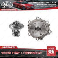 Gates Water Pump+Thermostat for Toyota Landcruiser Prado LJ 120 125 Toyoace