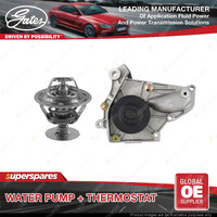 Gates Water Pump + Thermostat for Toyota Camry SXV 20 23 Avensis ST220 Corona