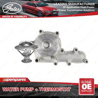 Gates Water Pump+Thermostat for Toyota Landcruiser Prado HZJ 70 80 105 Coaster
